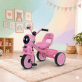 Kids Tricycle  Robot Style - Pink Colour with rear Basket