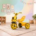 Kids Tricycle Premium Quality Fibre Plastic - Yellow Colour