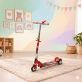 Kids Scooty for Boys Spider man Character - Black Premium Tyres