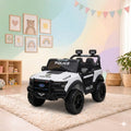 Kids Electric Police Car Pickup Dala with remote control, LED flashing lights & music.