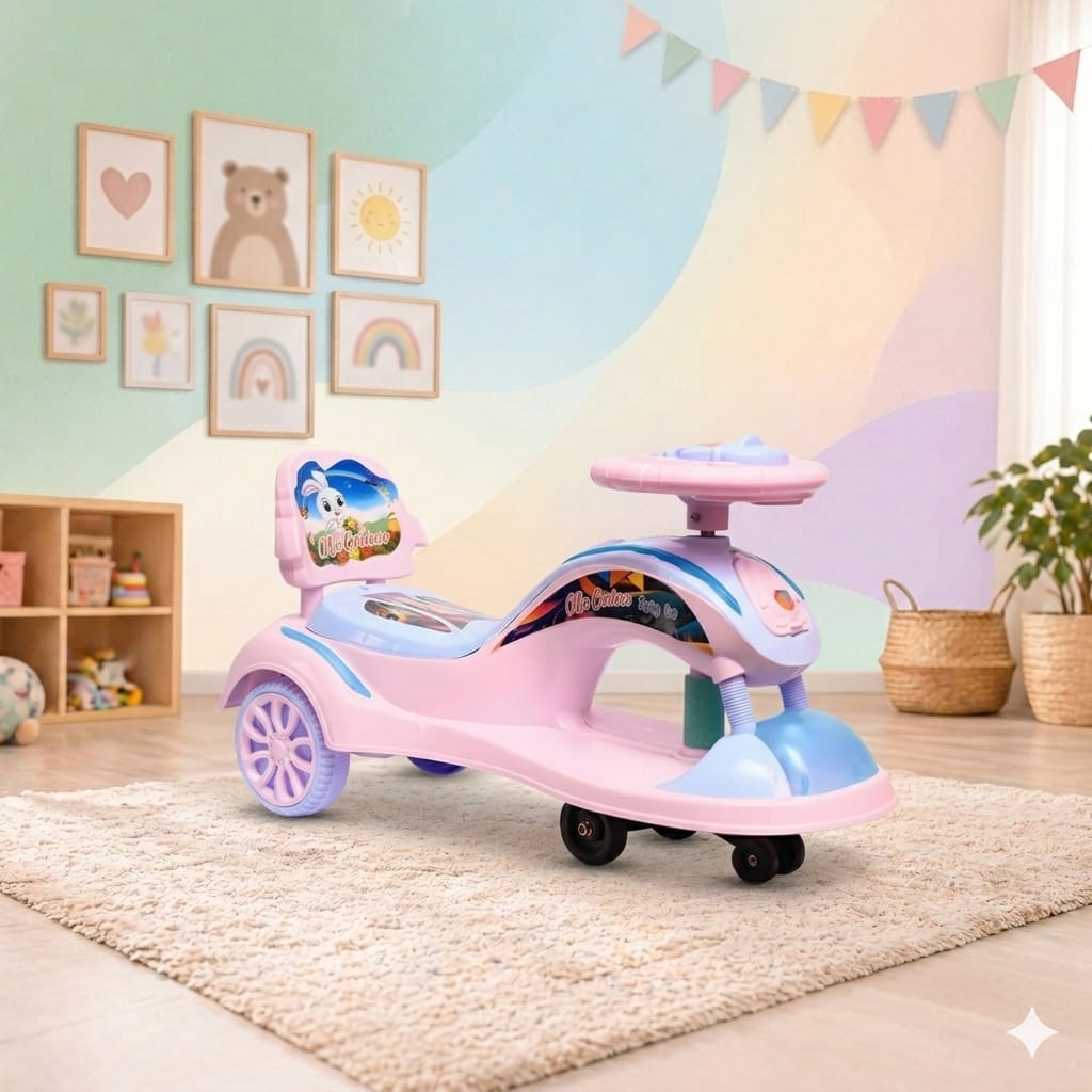 Mick Cruiser Light & Music Ride-on Auto Wiggle-Steering Car For Kid