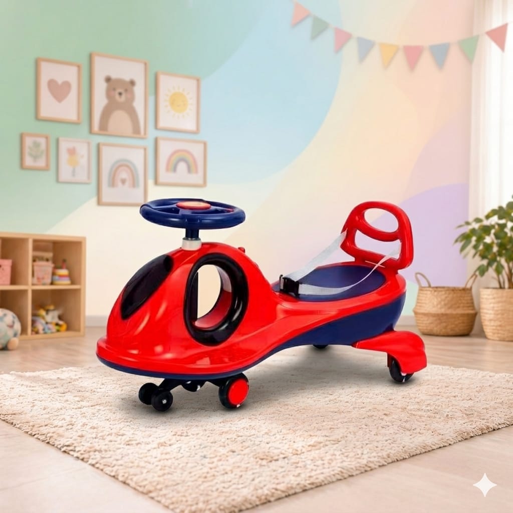 High Quality Hot Sale Baby Sliding Twist Toy Magic Car Kids Swing Wiggle Car Toy with Music and Light