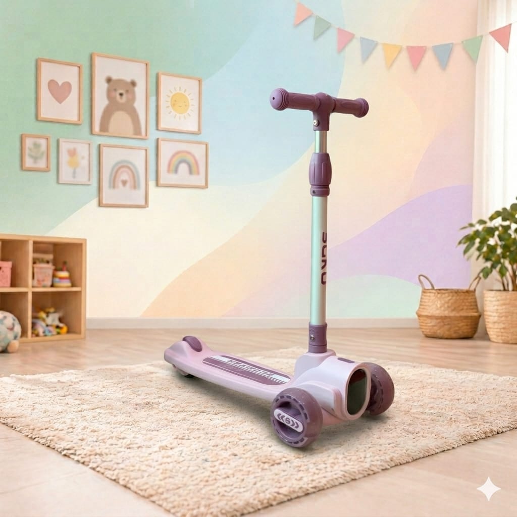 Three Wheeler Scooty for Kids - Top Fibre Made Export Quality Scooty for Long term Use