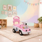 Cartoon Character Push Car With Music Horn Baby Ride on Toy Car For Little Boys & Girls, Toddlers, Flash Light
