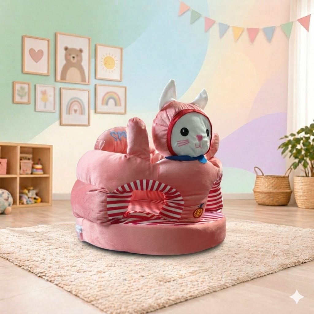 Kids Support Sofa Chair - Pink Colour
