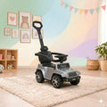 Export Quality Jeep Push Car for kids - Adorable Front Lights - Grey Colour
