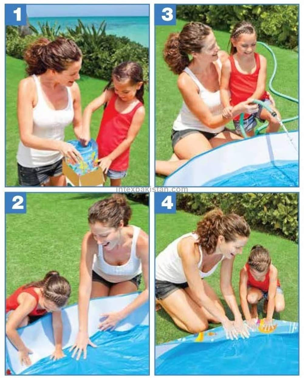 Kids Intex Swimming Pool (6ft x 15in) - Large Size